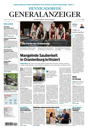 Cover of Hennigsdorfer Generalanzeiger
