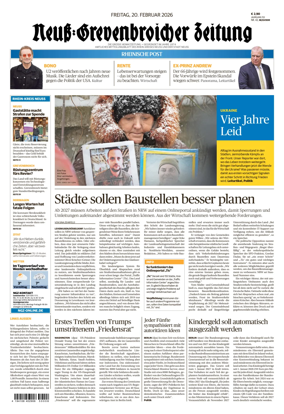 Cover of Neuss-Grevenbroicher Zeitung Neuss