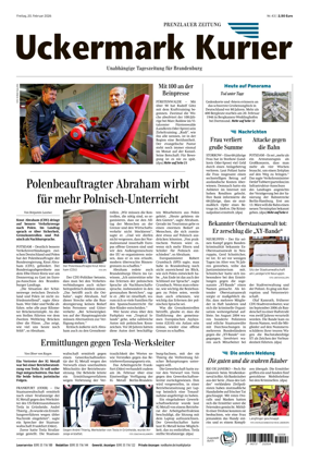 Cover of Prenzlauer Zeitung