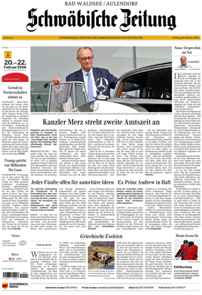 Cover of Schwabische Zeitung (Bad Waldsee / Aulendorf)