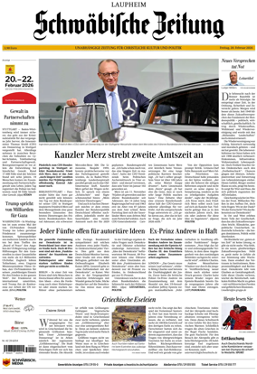 Cover of Schwabische Zeitung (Laupheim)