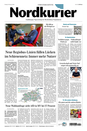 Cover of Strelitzer Zeitung