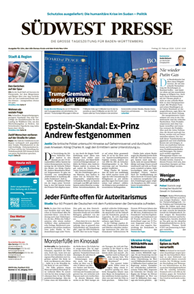 Cover of Sudwest Presse