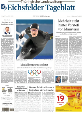 Cover of Thuringische Landeszeitung (Eichsfeld)