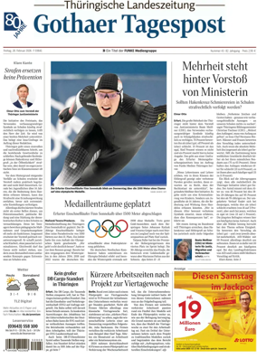 Cover of Thuringische Landeszeitung (Gotha)