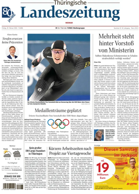 Cover of Thuringische Landeszeitung (Weimar)