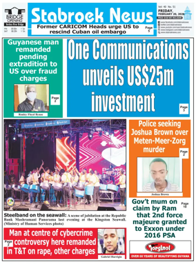 Cover of Stabroek News