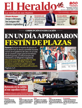 Cover of Diario El Heraldo