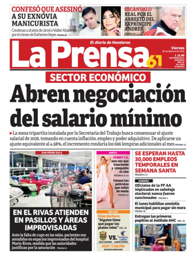 Cover of Diario La Prensa