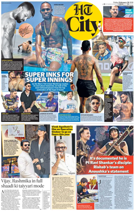 Cover of Hindustan Times (Chandigarh) - City