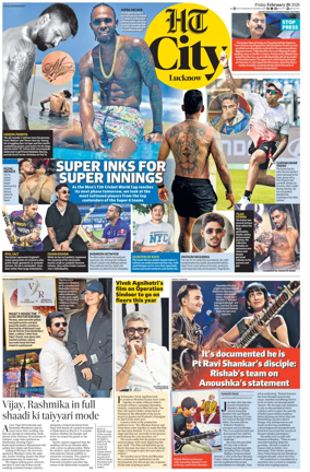 Cover of Hindustan Times (Lucknow) - Live