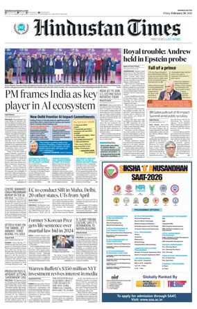 Cover of Hindustan Times Thane