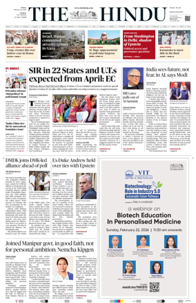 Cover of The Hindu (Mumbai)