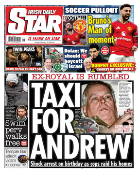 Cover of Irish Daily Star