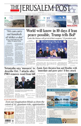 Cover of The Jerusalem Post