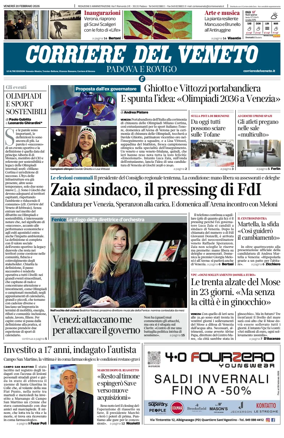 Cover of Corriere del Veneto (Padova e Rovigo)