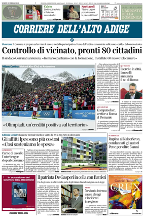 Cover of Corriere dell'Alto Adige
