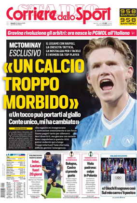 Cover of Corriere dello Sport