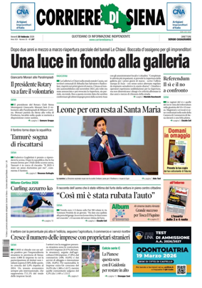 Cover of Corriere di Siena