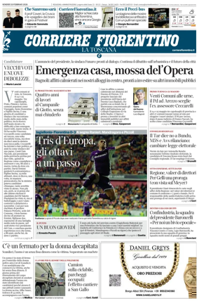 Cover of Corriere Fiorentino