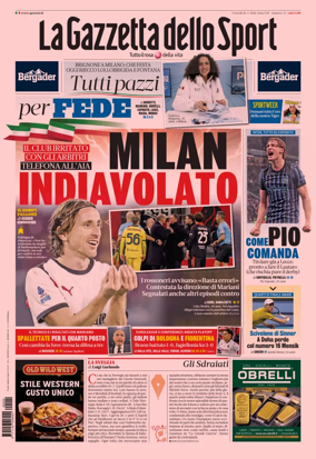 Cover of La Gazzetta dello Sport - Napoli