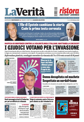 Cover of La Verita (Italia)