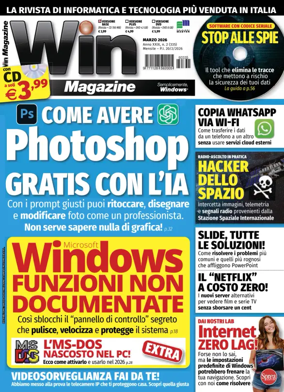 Cover of Win Magazine