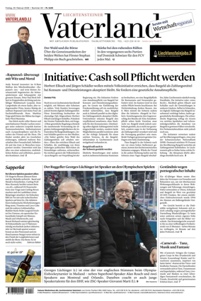 Cover of Liechtensteiner Vaterland