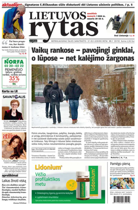 Cover of Lietuvos Rytas