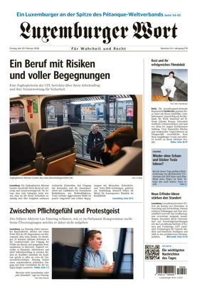 Cover of Luxemburger Wort