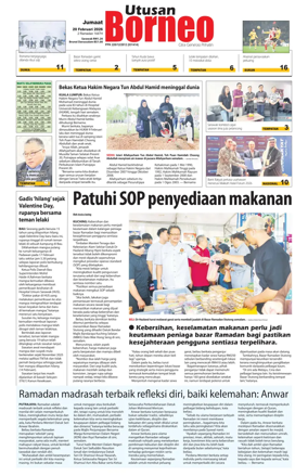 Cover of Utusan Borneo (Sarawak)