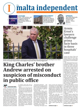 Cover of Malta Independent