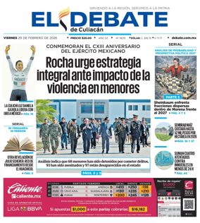 Cover of El Debate de Culiacan