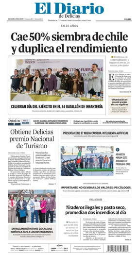 Cover of El Diario de Delicias