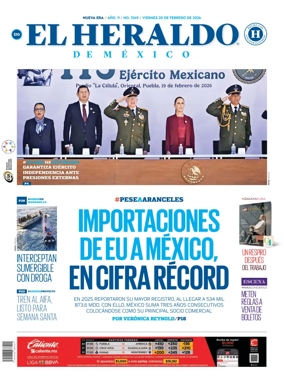 Cover of El Heraldo de Mexico