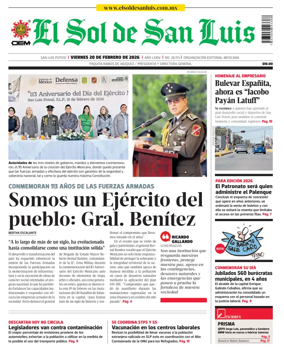 Cover of El Sol de San Luis Potosi