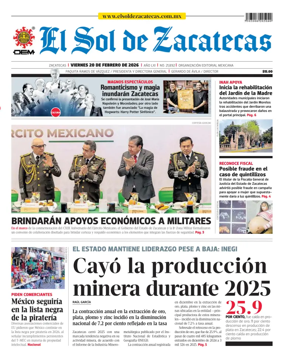 Cover of El Sol de Zacatecas
