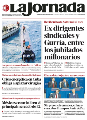 Cover of La Jornada