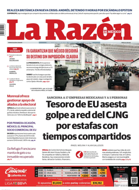 Cover of La Razon de Mexico