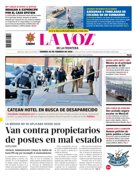 Cover of La Voz de la Frontera