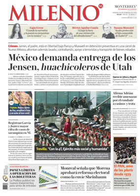Cover of Milenio Monterrey