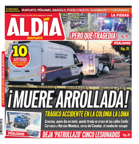 Cover of Periodico Al Dia (Irapuato)