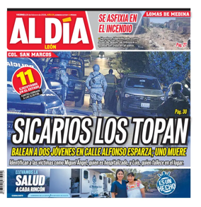 Cover of Periodico Al Dia (Leon)