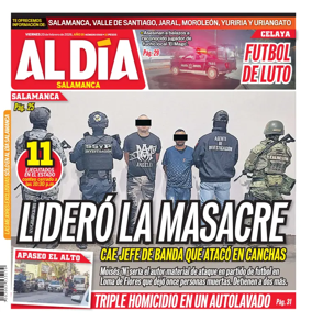 Cover of Periodico Al Dia (Salamanca)