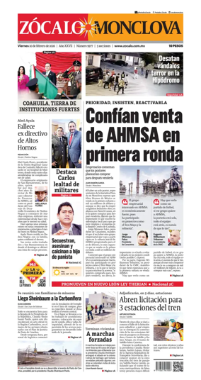 Cover of Zocalo Monclova