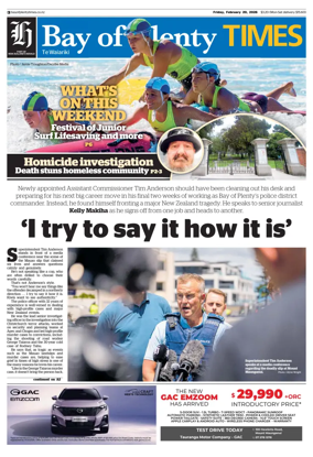 Cover of Bay of Plenty Times