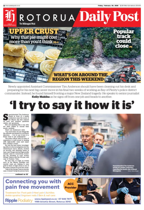 Cover of Rotorua Daily Post