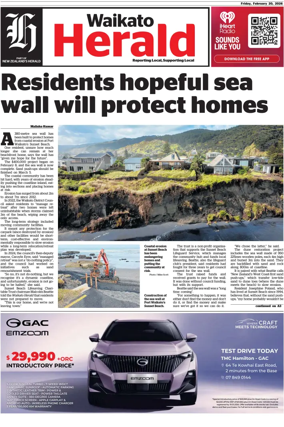 Cover of Waikato Herald