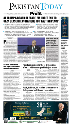 Cover of Pakistan Today (Lahore)