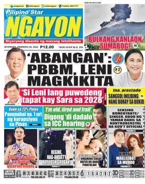 Cover of Pilipino Star Ngayon